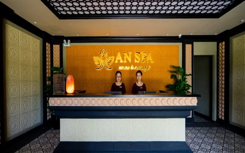 An Spa có một không gian vừa cổ điển nhưng không kém phần hiện đại