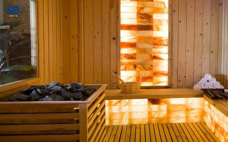 Sauna at Amadora Wellness Spa