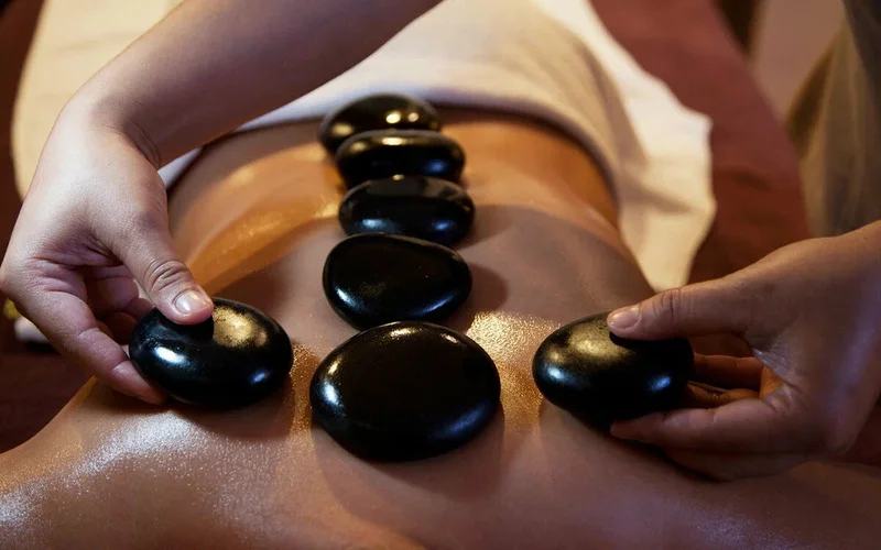 Experience a Da Nang massage with hot stone therapy