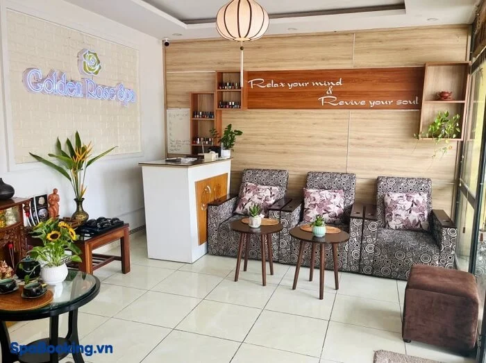 Không gian nhỏ nhắn, ấm cúng tại Golden Rose Spa Massage Hội An