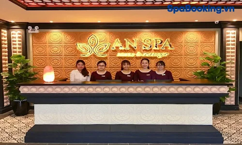 Hoa văn khắc chìm độc đáo, ấn tượng tại An Spa - Spa massage ở Đà Nẵng uy tín